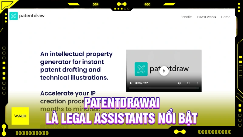 PatentDrawAI là Legal Assistants nổi bật