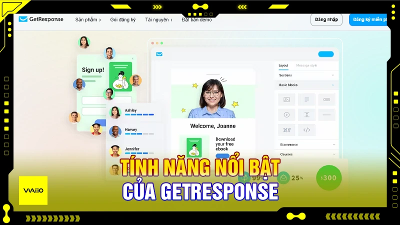 Tính năng nổi bật của GetResponse