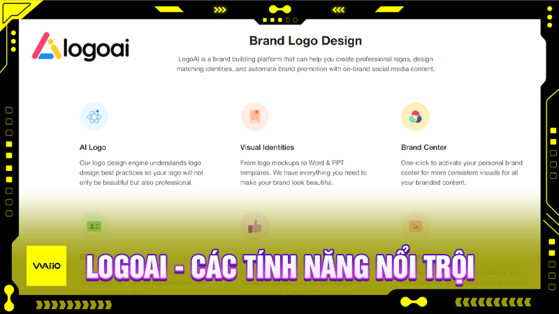 LogoAI - Các tính năng nổi trội