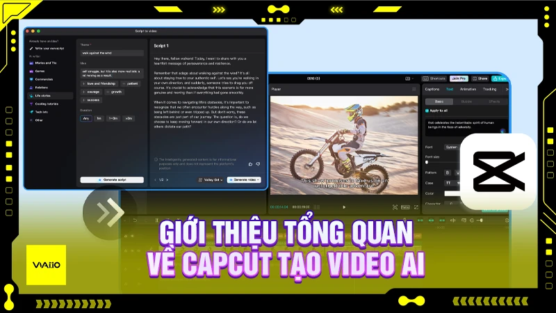 Giới thiệu tổng quan về CapCut tạo video AI