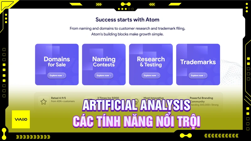 Artificial Analysis - Các tính năng nổi trội