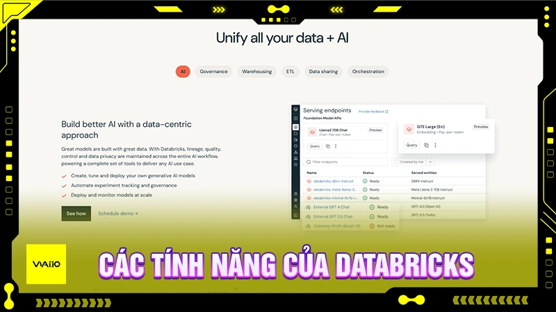 Các tính năng của Databricks