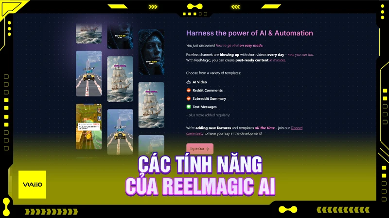 Các tính năng của ReelMagic AI
