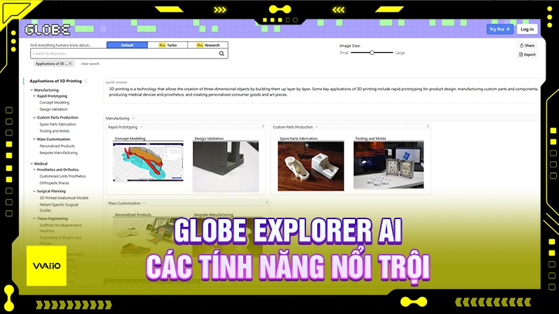 Globe Explorer AI - Các tính năng nổi trội