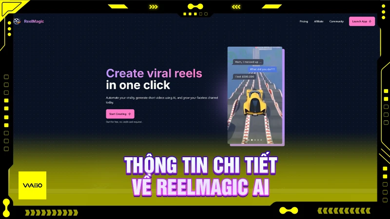 Thông tin chi tiết về ReelMagic AI