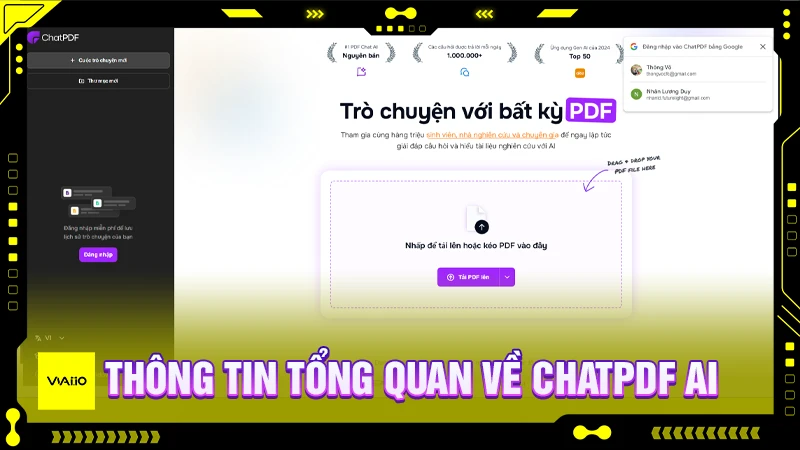 Thông tin tổng quan về ChatPDF AI