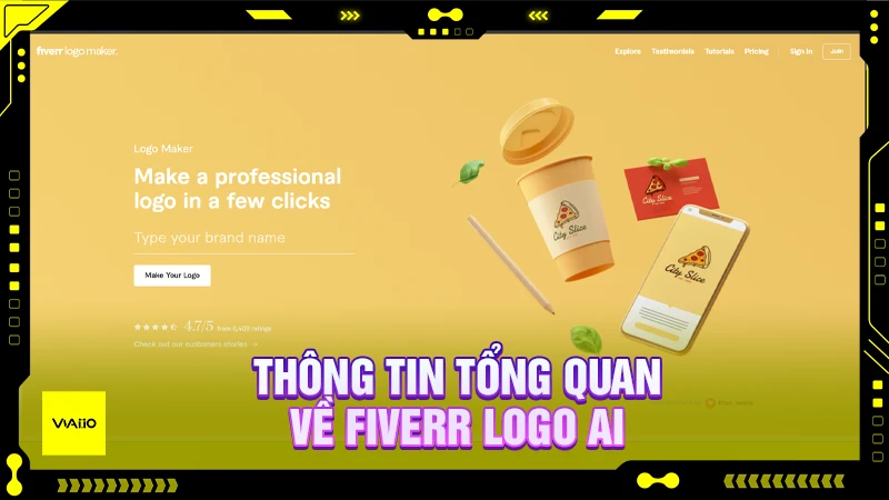 Thông tin tổng quan về Fiverr logo AI