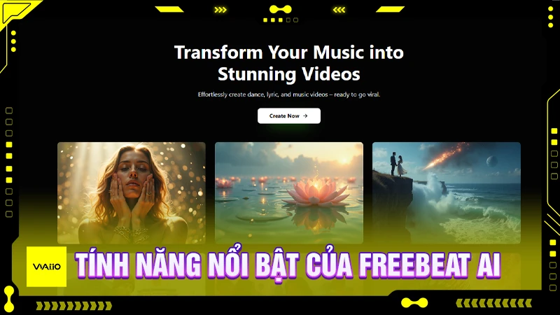 Tính năng nổi bật của freebeat AI