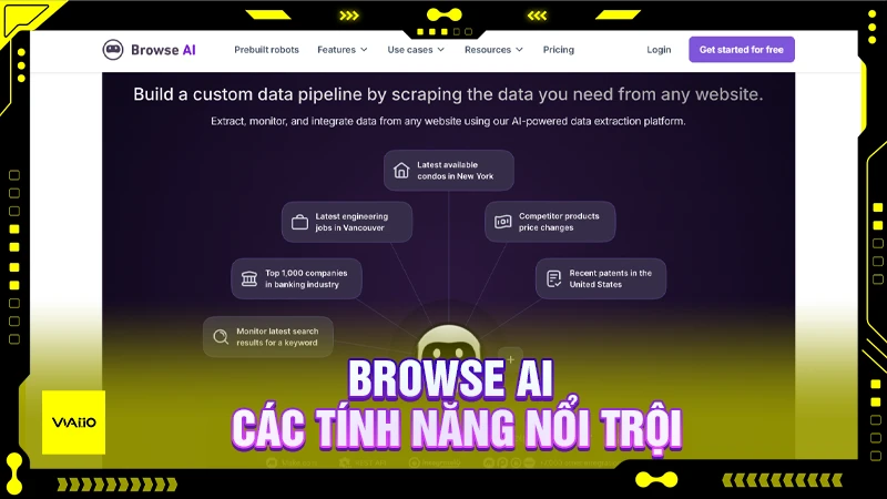 Browse AI - Các tính năng nổi trội