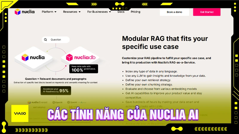 Các tính năng của Nuclia AI