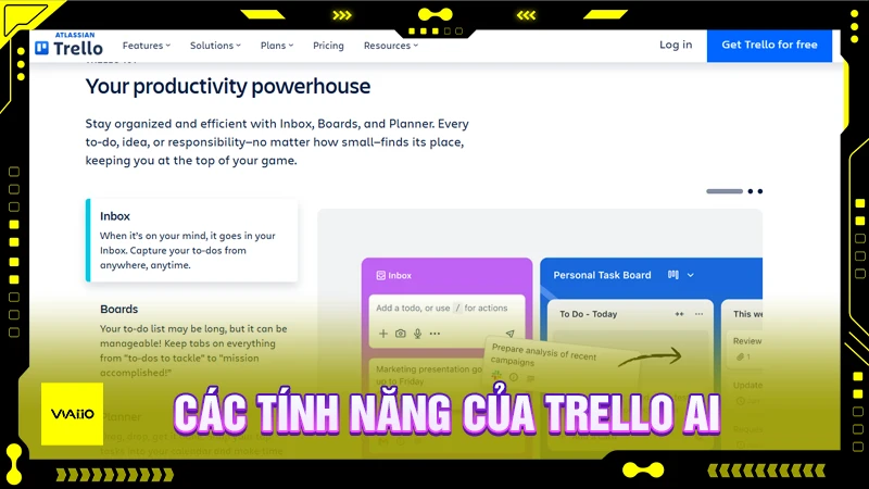 Các tính năng của Trello AI