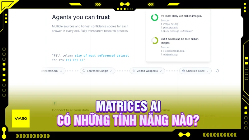 Matrices AI có những tính năng nào?