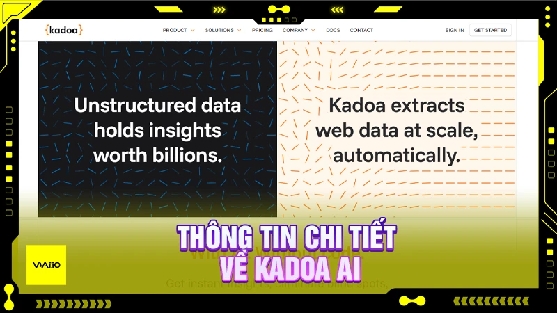 Thông tin chi tiết về Kadoa AI