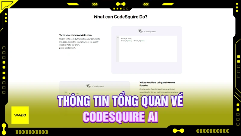 Thông tin tổng quan về Codesquire AI