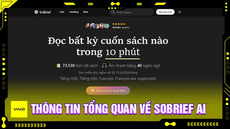 Thông tin tổng quan về SoBrief AI