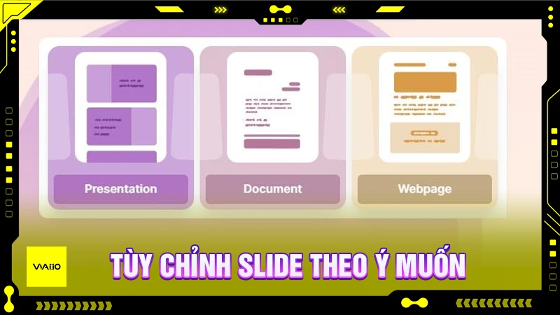 Tùy chỉnh slide theo ý muốn