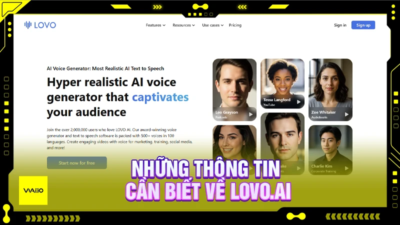 Những thông tin cần biết về LOVO.ai