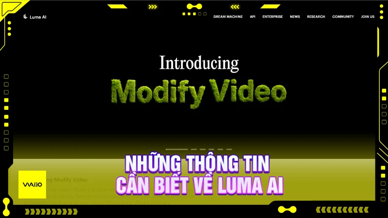 Những thông tin cần biết về Luma AI