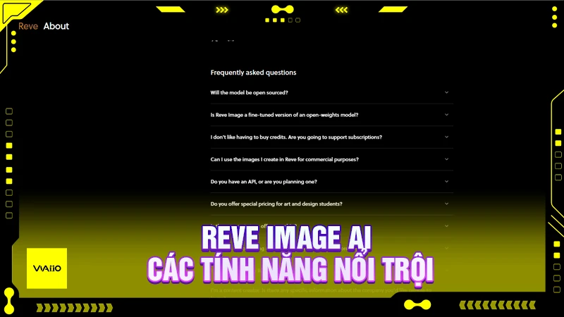 Reve Image AI - Các tính năng nổi trội