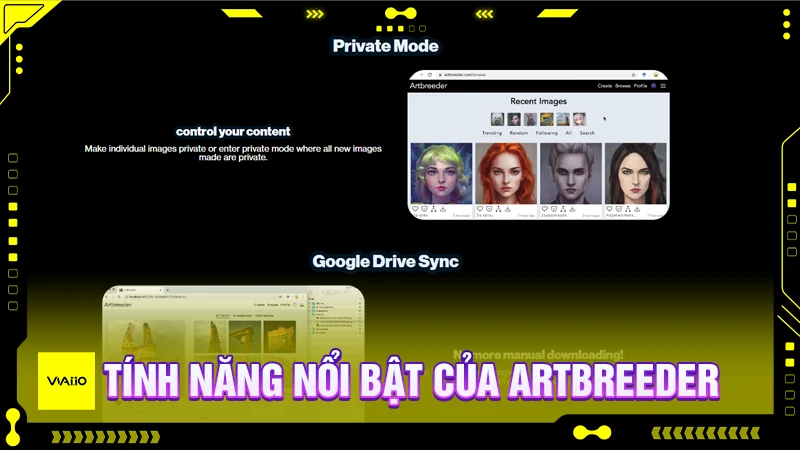 Artbreeder có những tính năng nổi bật nào?