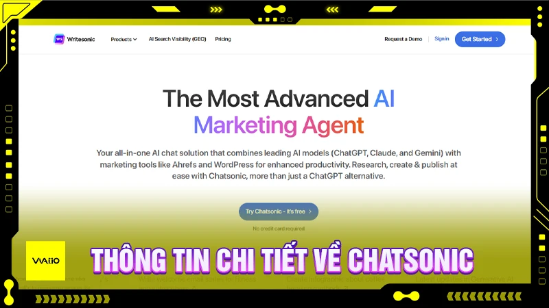 Thông tin chung về Chatsonic