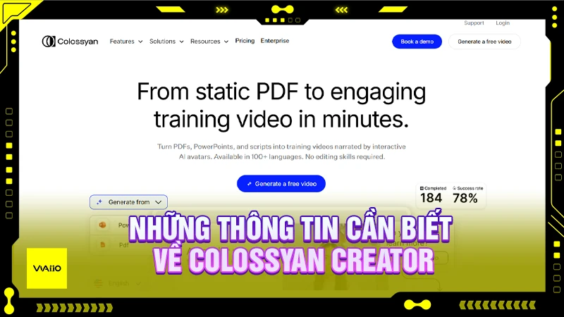 Colossyan Creator và các thông tin cần biết