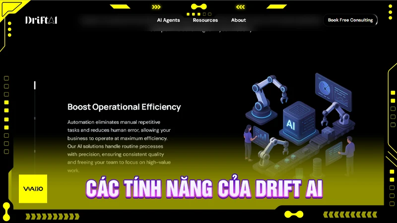Các tính năng vượt trội của Drift AI