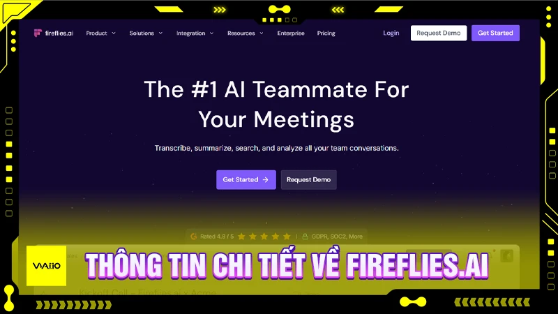 Thông tin chi tiết về Fireflies.ai