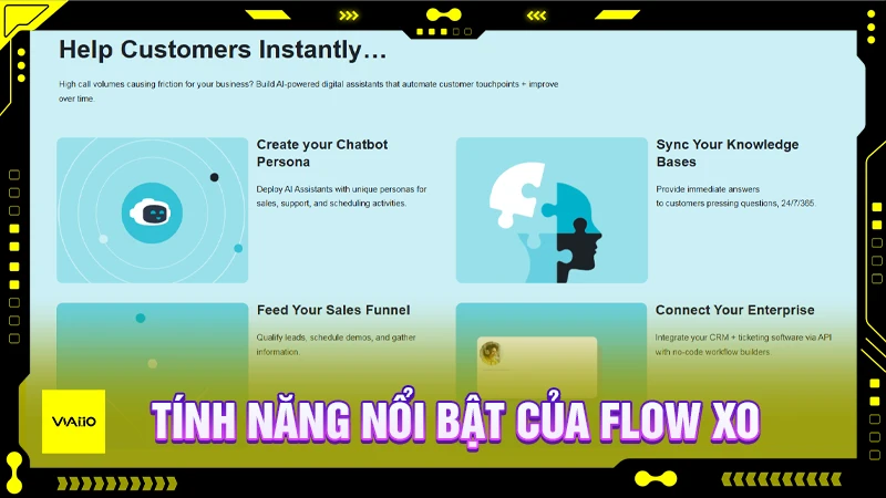 Các tính năng chính của Flow XO