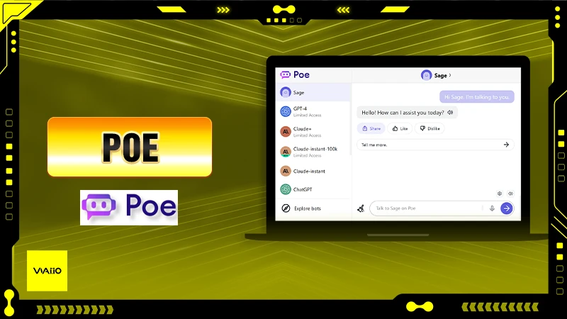 Poe AI - Nền tảng trò chuyện đa mô hình thông minh