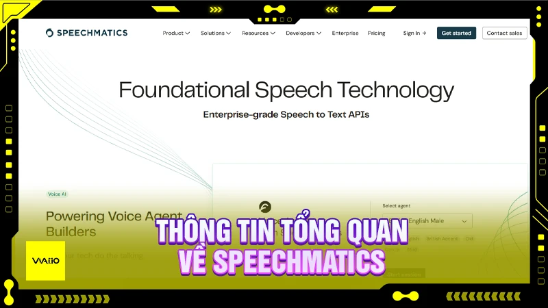 Các thông tin tổng quan về Speechmatics AI