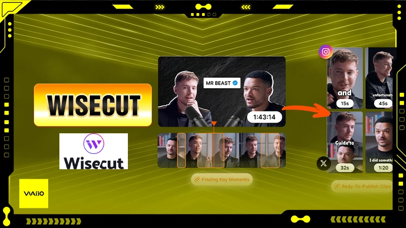 Wisecut – Nền tảng AI tối ưu video