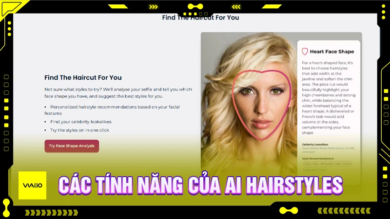AI HairStyles và các tính năng