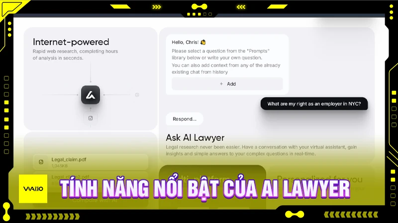 Các tính năng nổi bật của AI Lawyer