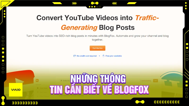 Những thông tin cần biết về BlogFox AI
