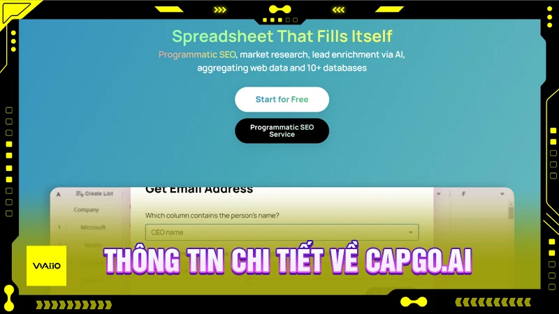 CapGo.AI và các thông tin chi tiết