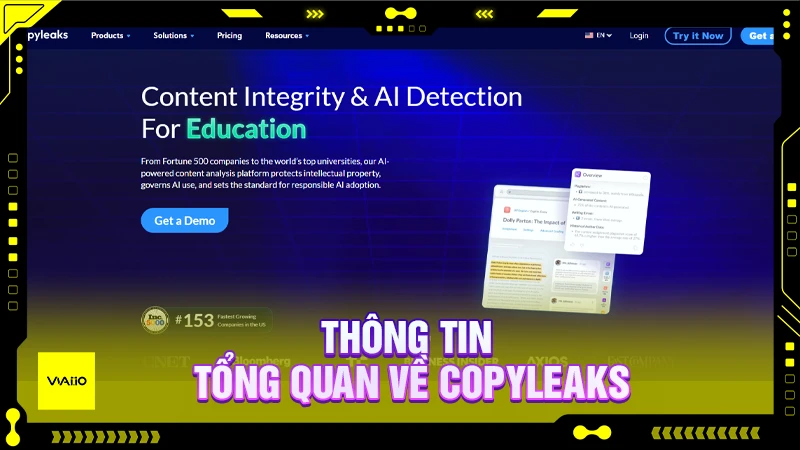 Các thông tin tổng quan về Copyleaks AI