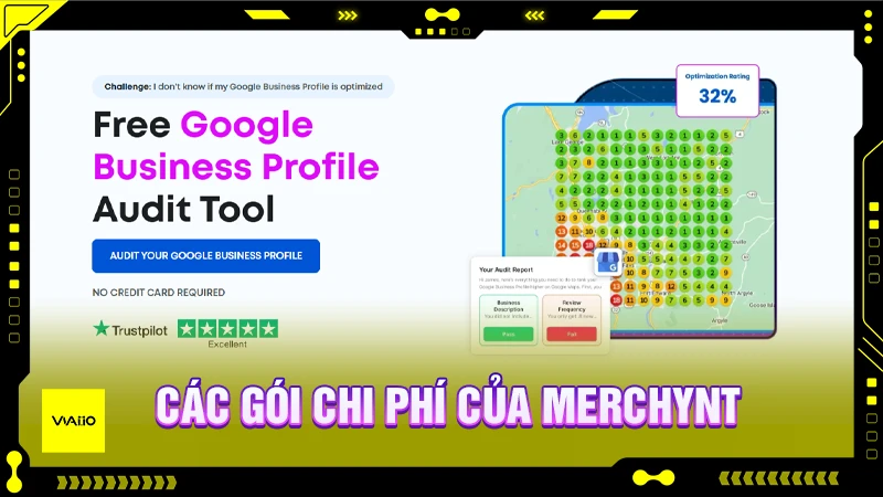 Các gói chi phí của Merchynt