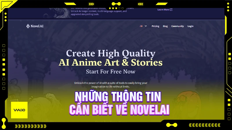 Những thông tin cần biết về NovelAI
