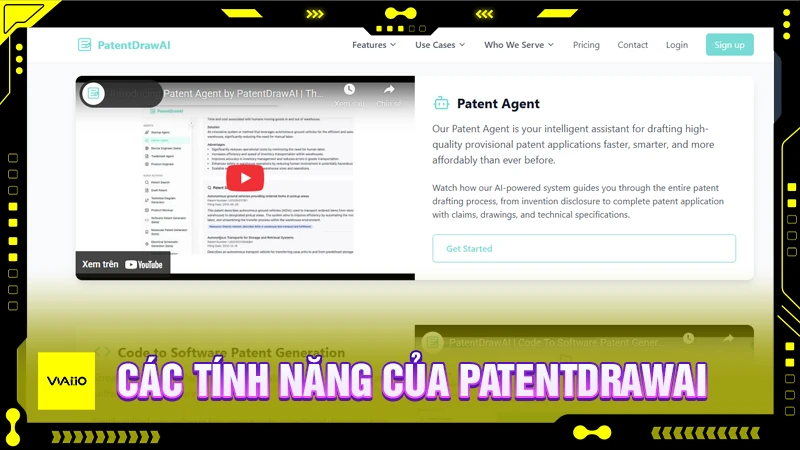 Các tính năng của PatentDrawAI