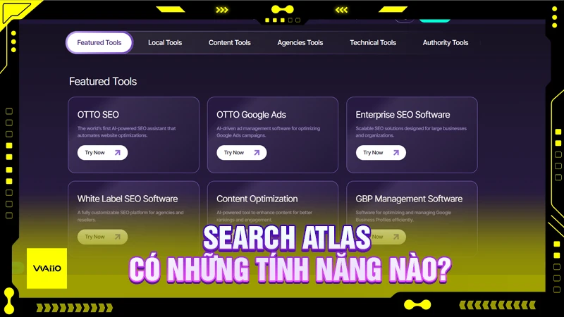 Các tính năng chính của Search Atlas