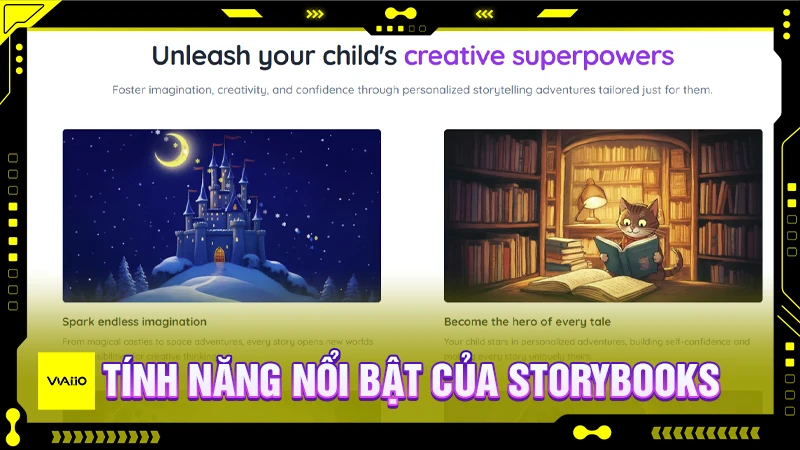Các tính năng nổi bật của StoryBooks